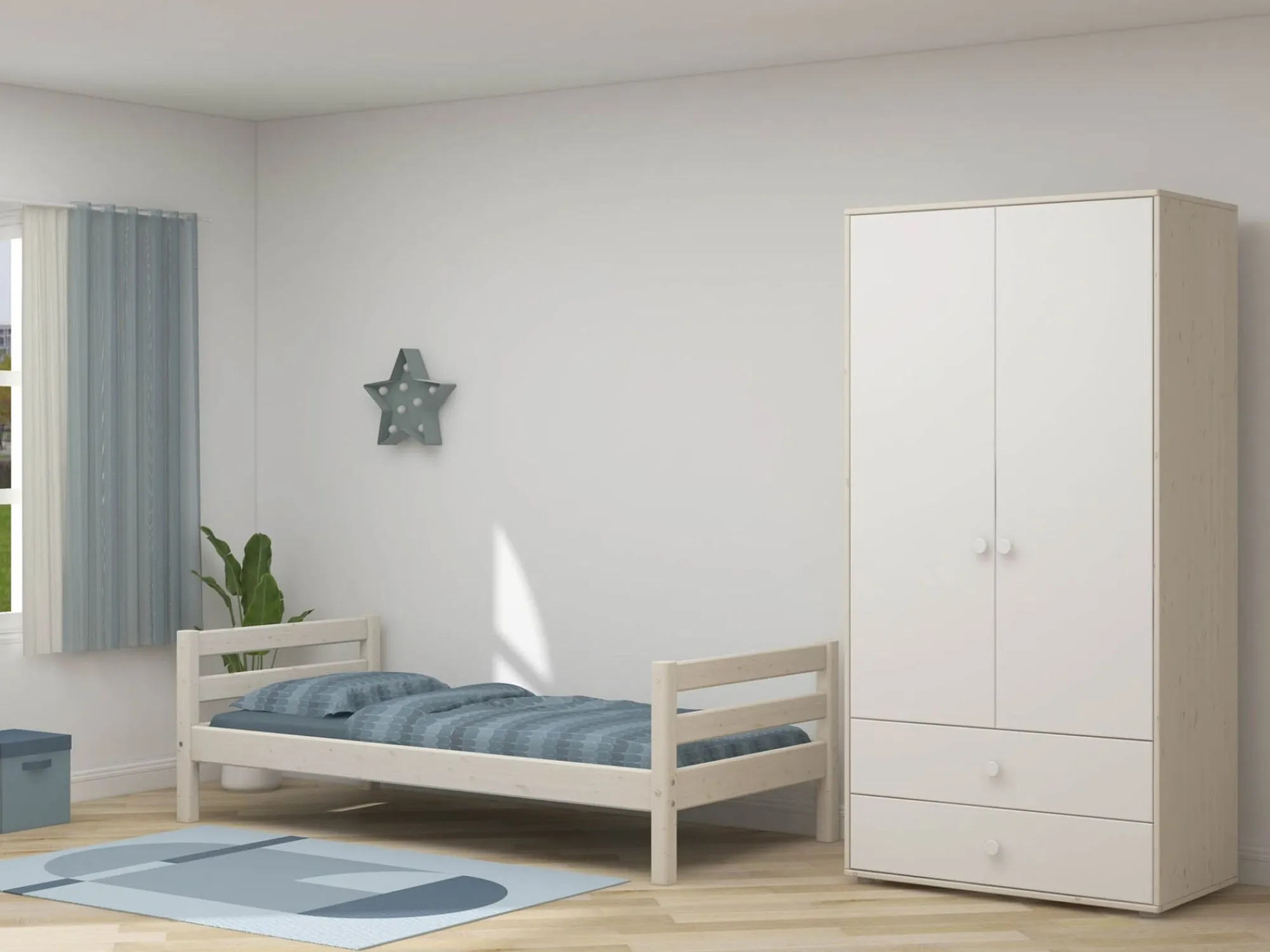 Flash Sale FLEXA Garderobeskab White/White Washed Pine