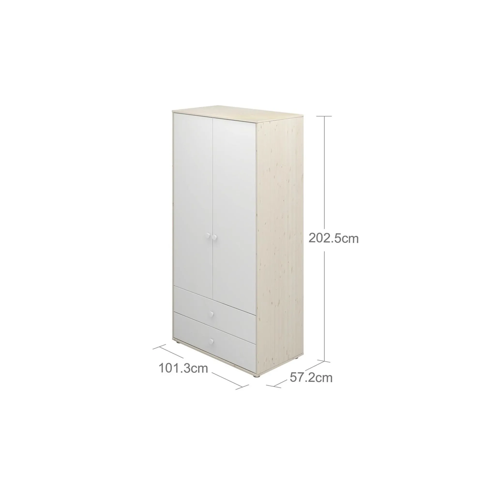 Flash Sale FLEXA Garderobeskab White/White Washed Pine