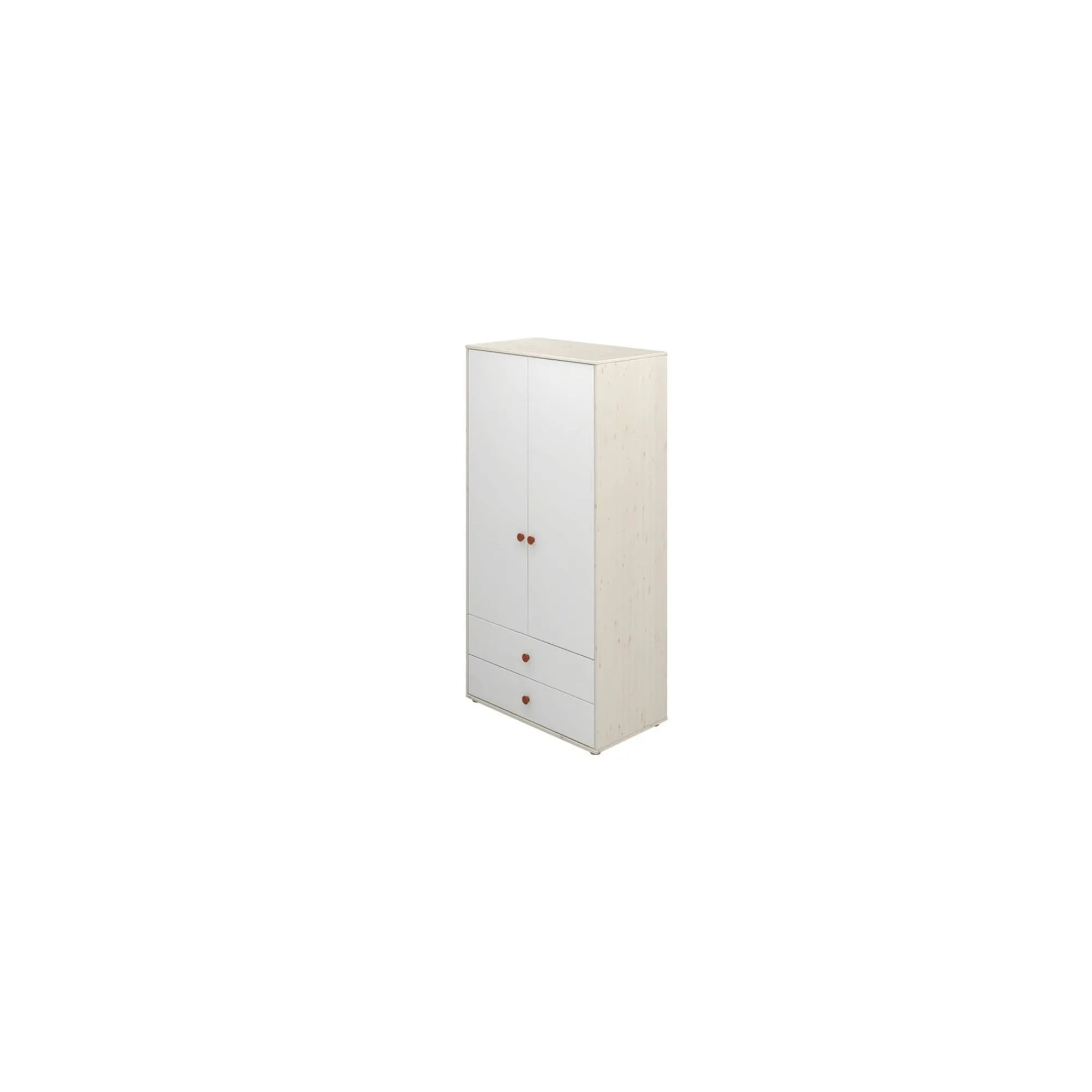 Store FLEXA Garderobeskab Light Blush/White Washed Pine