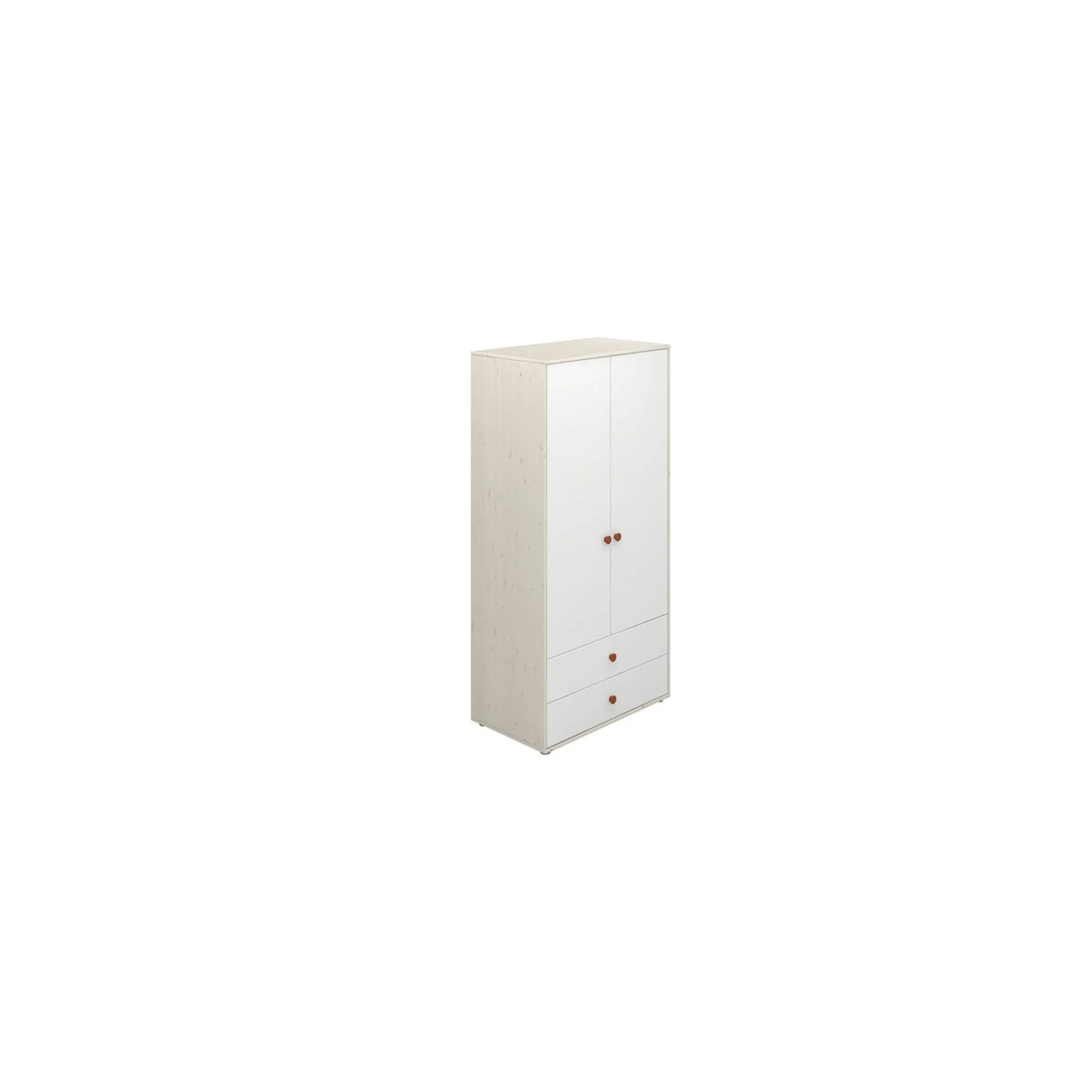 Store FLEXA Garderobeskab Light Blush/White Washed Pine
