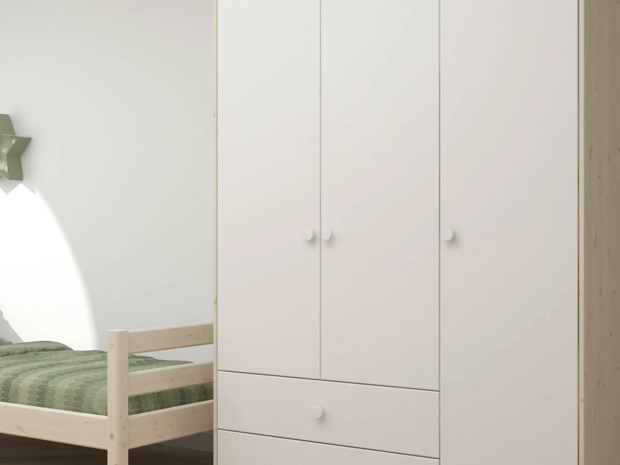 Flash Sale FLEXA Garderobeskab White/White Washed Pine