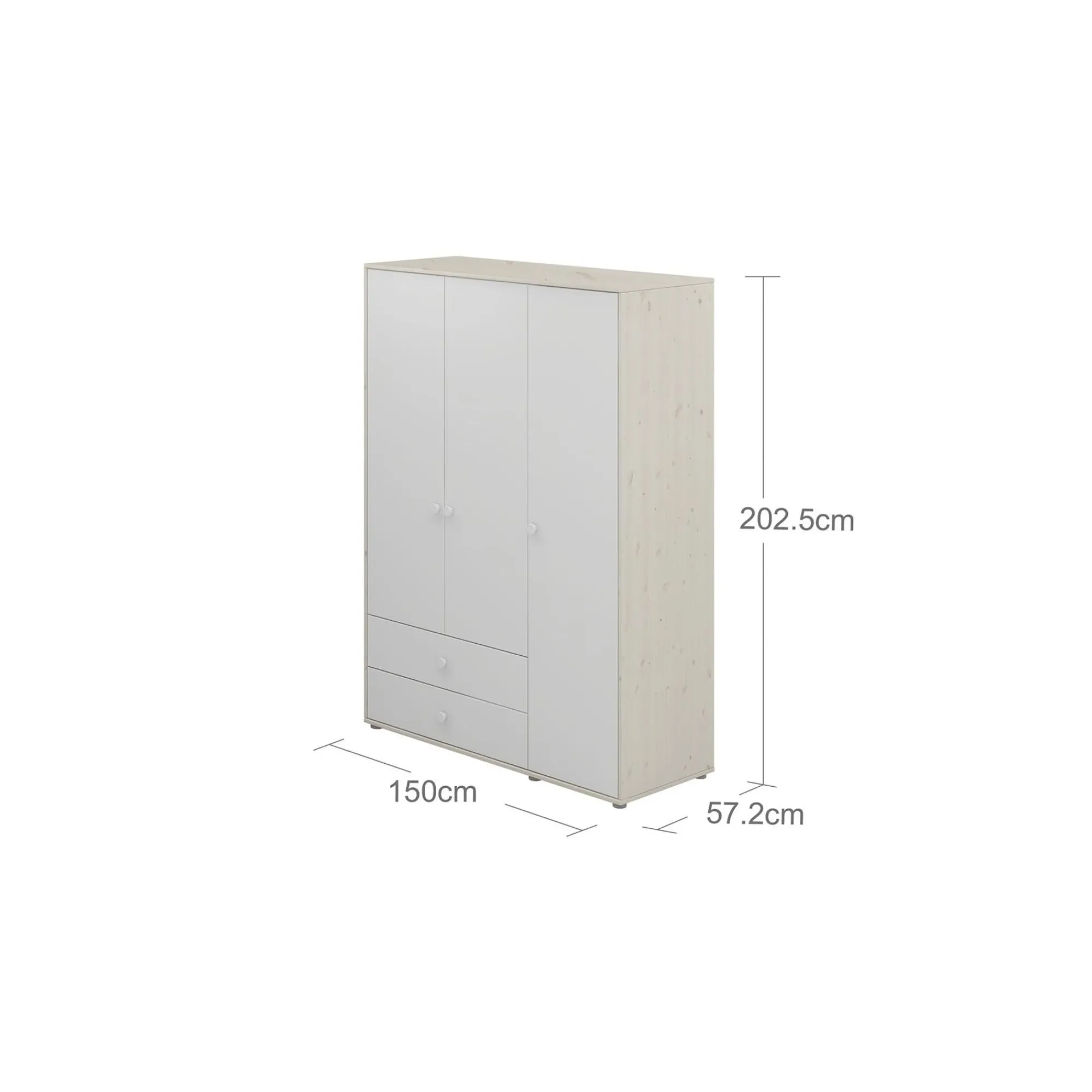 Flash Sale FLEXA Garderobeskab White/White Washed Pine