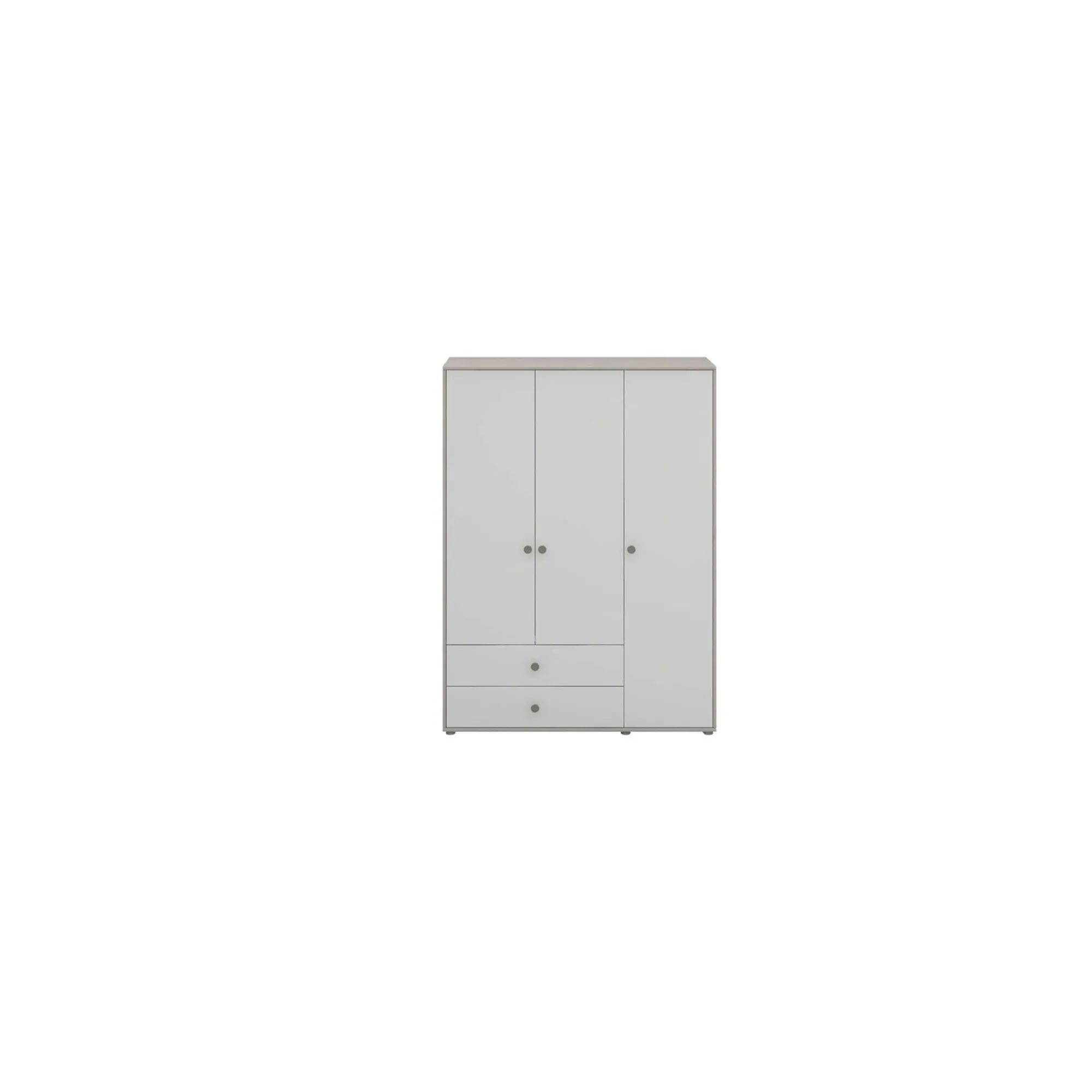 Store FLEXA Garderobeskab Natural Green/Grey Washed Pine