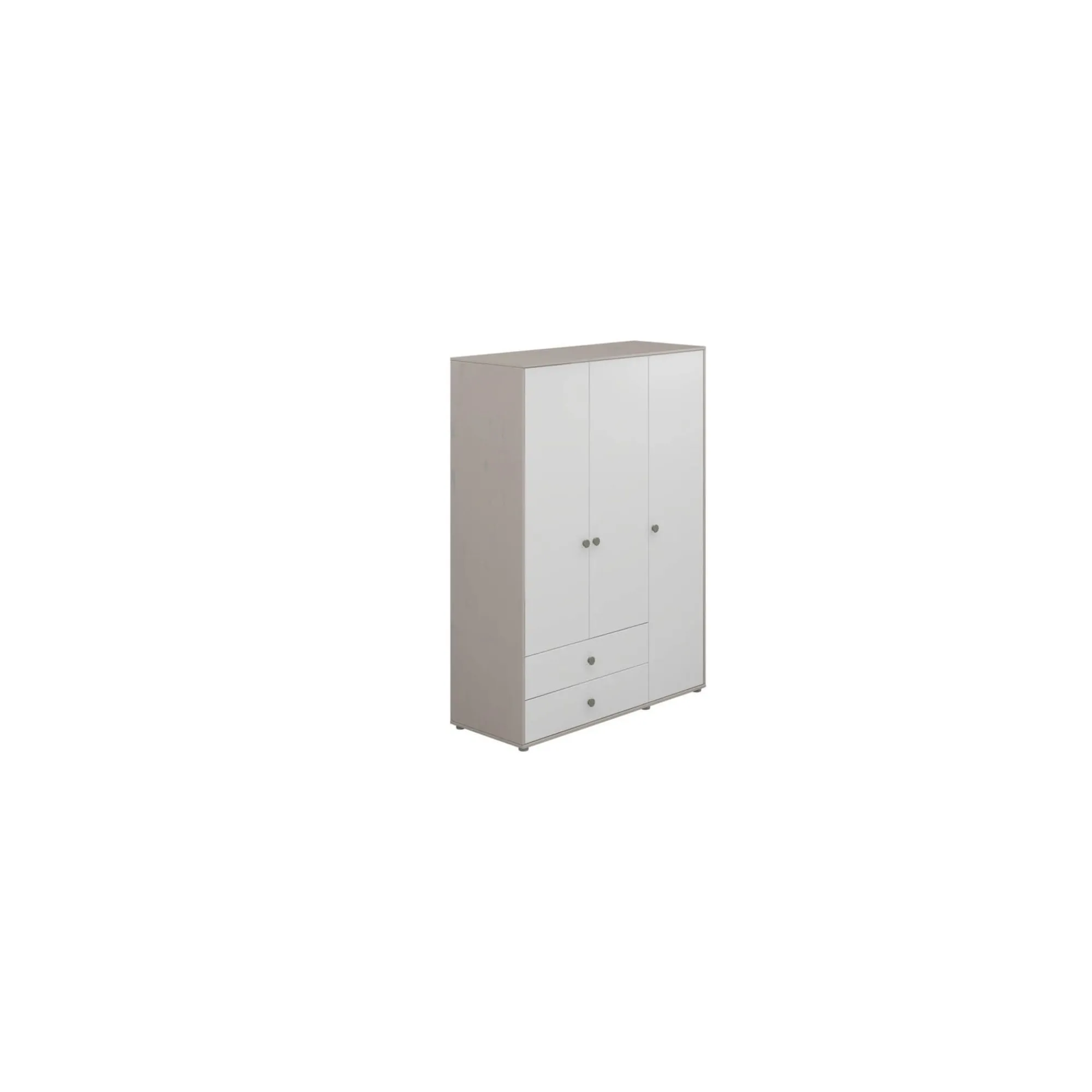 Store FLEXA Garderobeskab Natural Green/Grey Washed Pine