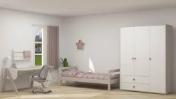 Online FLEXA Garderobeskab Light Blush/Grey Washed Pine