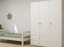 New FLEXA Garderobeskab Natural Green/White Washed Pine