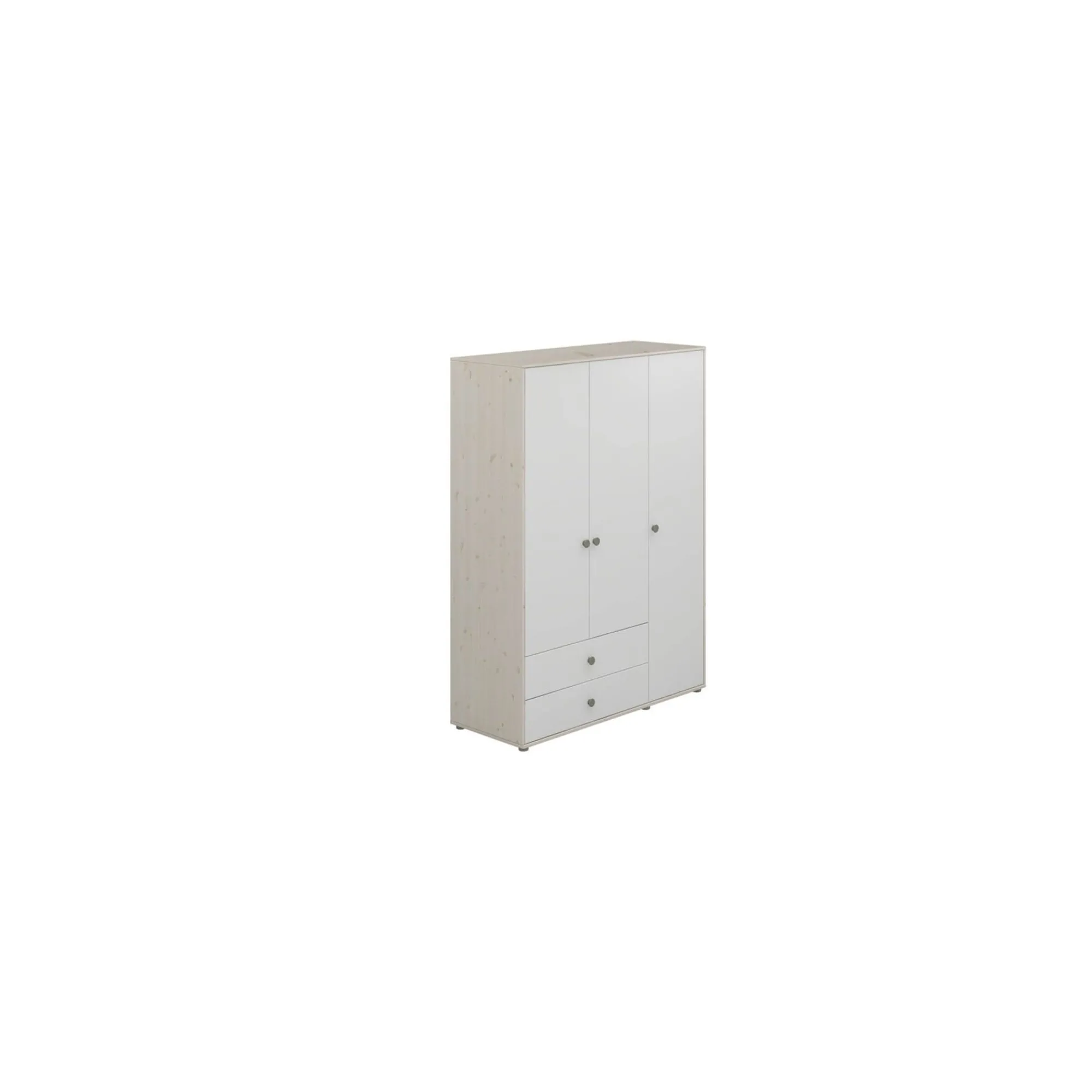 New FLEXA Garderobeskab Natural Green/White Washed Pine