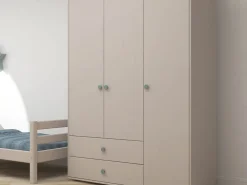 Outlet FLEXA Garderobeskab Light Teal/Grey Washed Pine