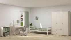 Fashion FLEXA Garderobeskab Natural Green/White Washed Pine