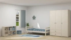 Cheap FLEXA Garderobeskab Light Teal/White Washed Pine
