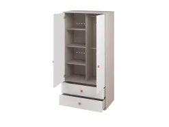 Outlet FLEXA Garderobeskab Light Blush/Grey Washed Pine