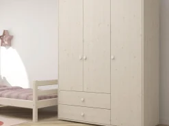 Best FLEXA Garderobeskab White/White Washed Pine