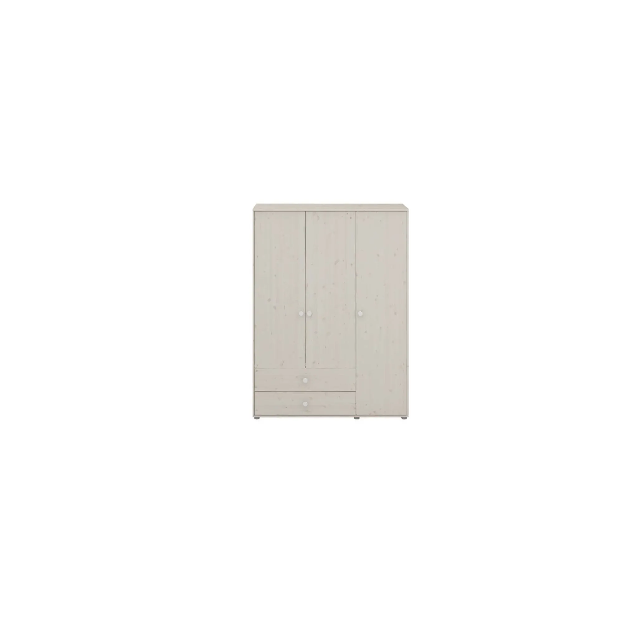 Best FLEXA Garderobeskab White/White Washed Pine