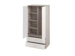 Online FLEXA Garderobeskab White/Grey Washed Pine