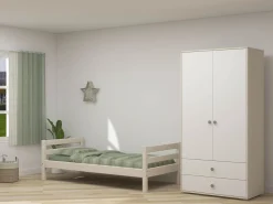 Cheap FLEXA Garderobeskab Natural Green/White Washed Pine