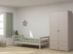 Fashion FLEXA Garderobeskab Natural Green/Grey Washed Pine