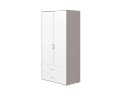 New FLEXA Garderobeskab White/Grey Washed Pine