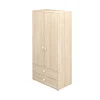 Store FLEXA Garderobeskab, Hojt White/Oak