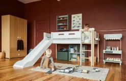 Store FLEXA Garderobeskab, Hojt White/Oak