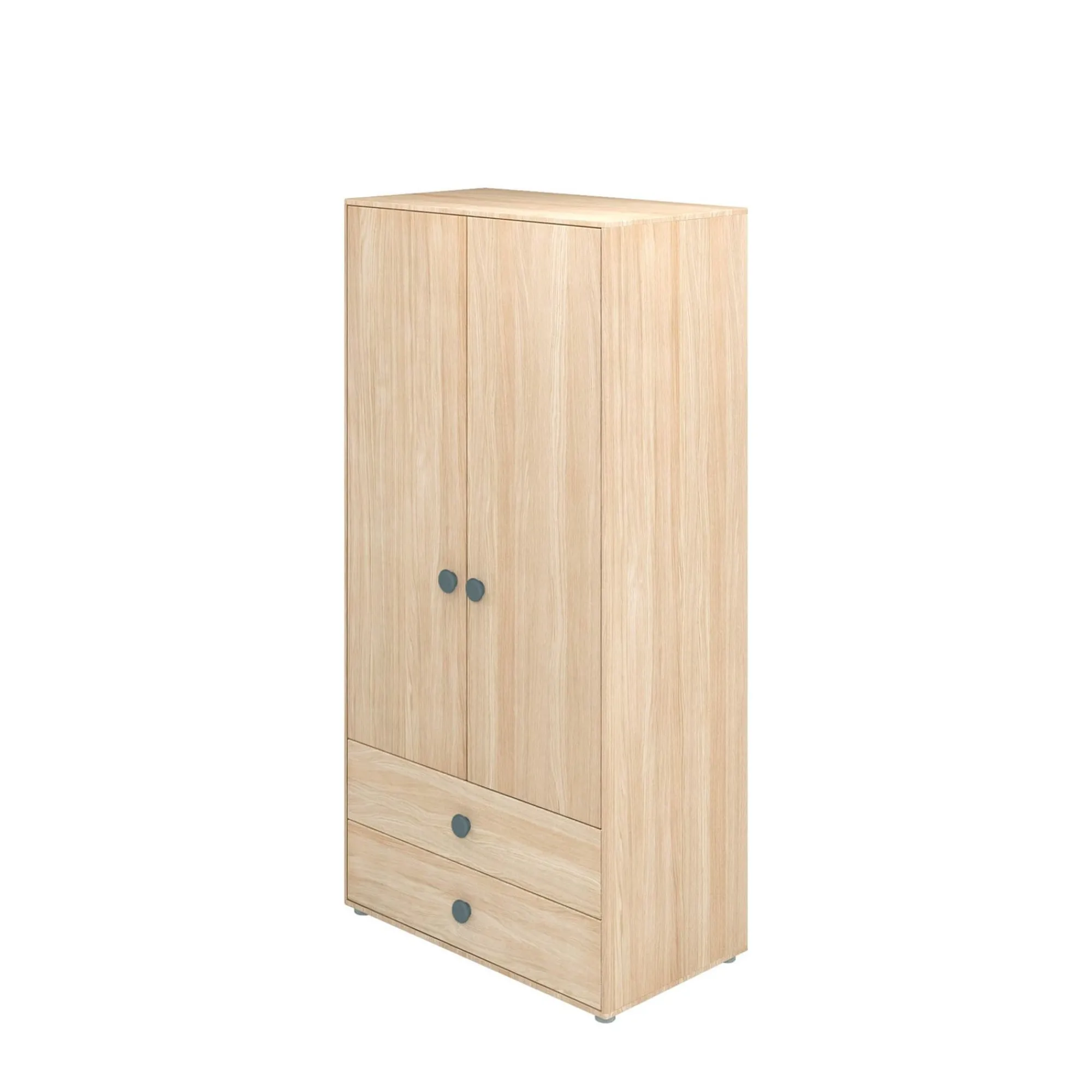 Clearance FLEXA Garderobeskab, Hojt Blueberry/Oak