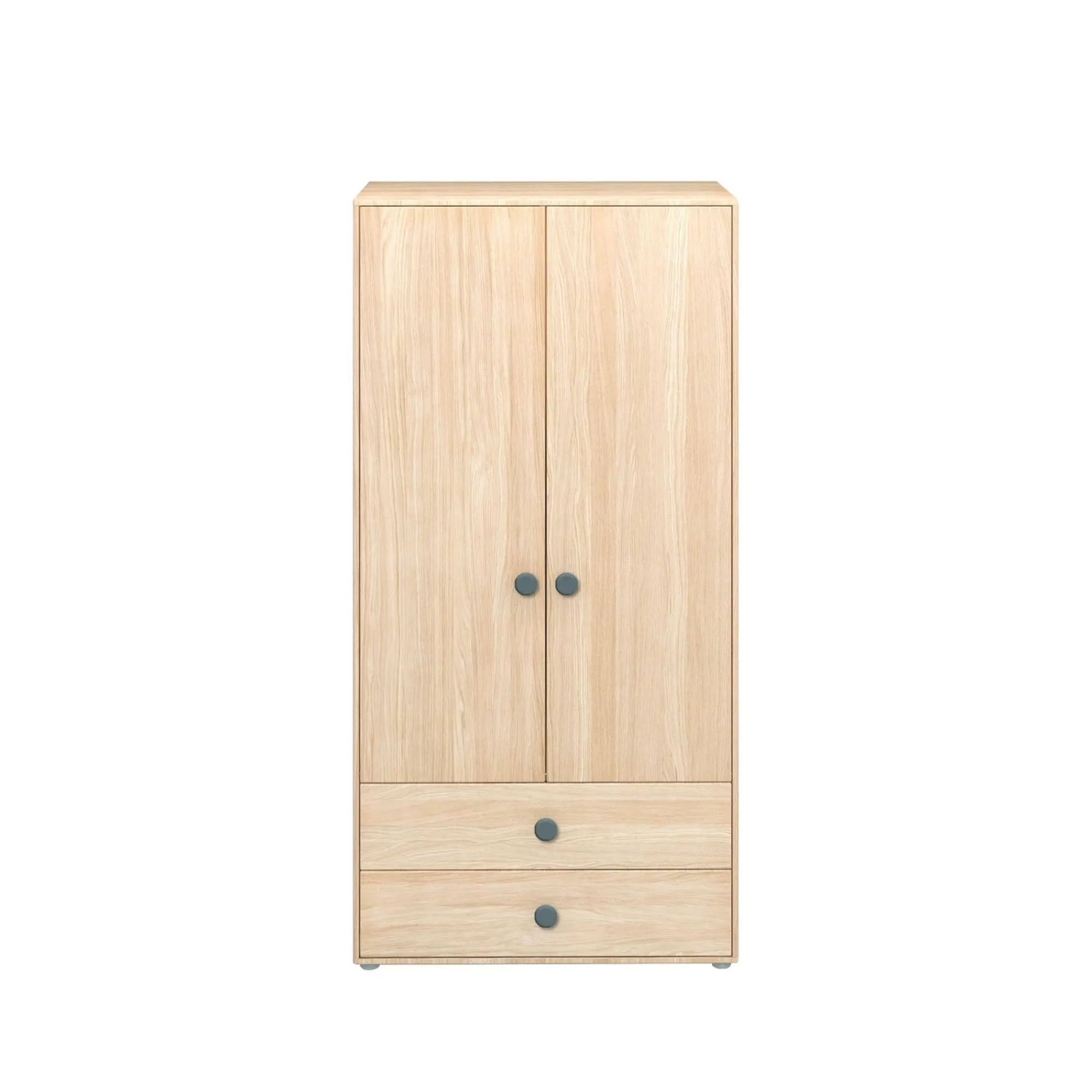 Clearance FLEXA Garderobeskab, Hojt Blueberry/Oak