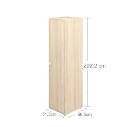 Cheap FLEXA Garderobeskab, Hojt White/Oak