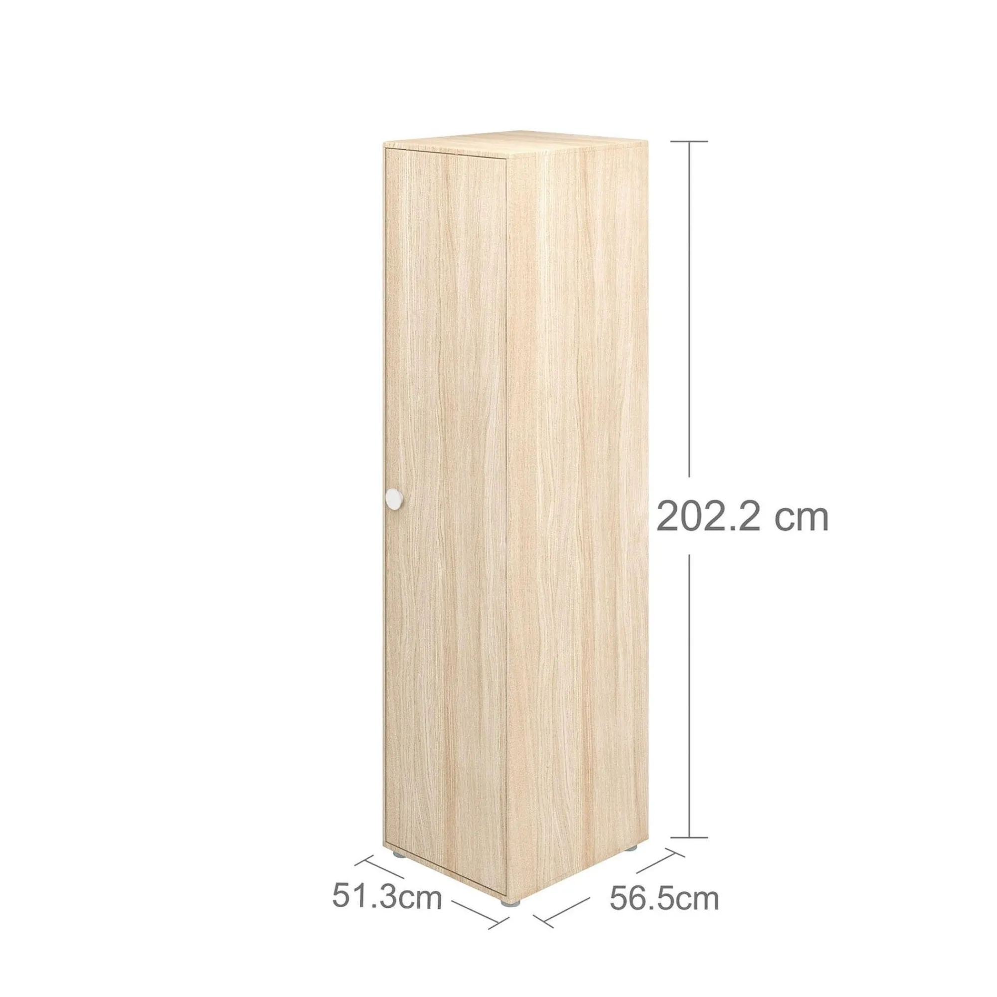 Cheap FLEXA Garderobeskab, Hojt White/Oak