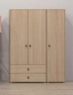 Cheap FLEXA Garderobeskab, Hojt Cherry/Oak