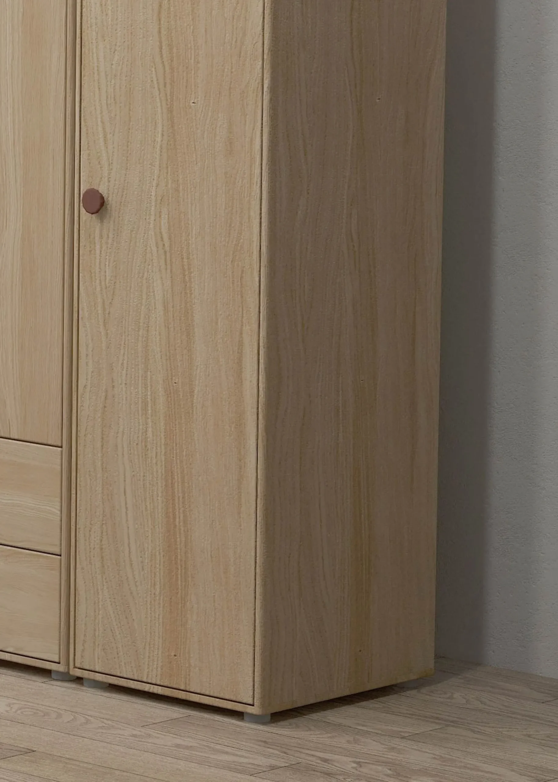Cheap FLEXA Garderobeskab, Hojt Cherry/Oak