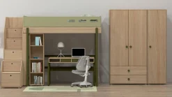 Sale FLEXA Garderobeskab, Hojt Kiwi/Oak