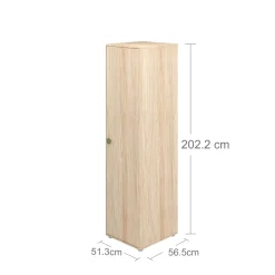 Sale FLEXA Garderobeskab, Hojt Kiwi/Oak
