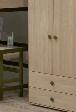 Fashion FLEXA Garderobeskab, Hojt Kiwi/Oak