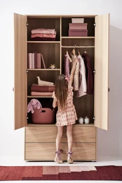 Best FLEXA Garderobeskab, Hojt Cherry/Oak