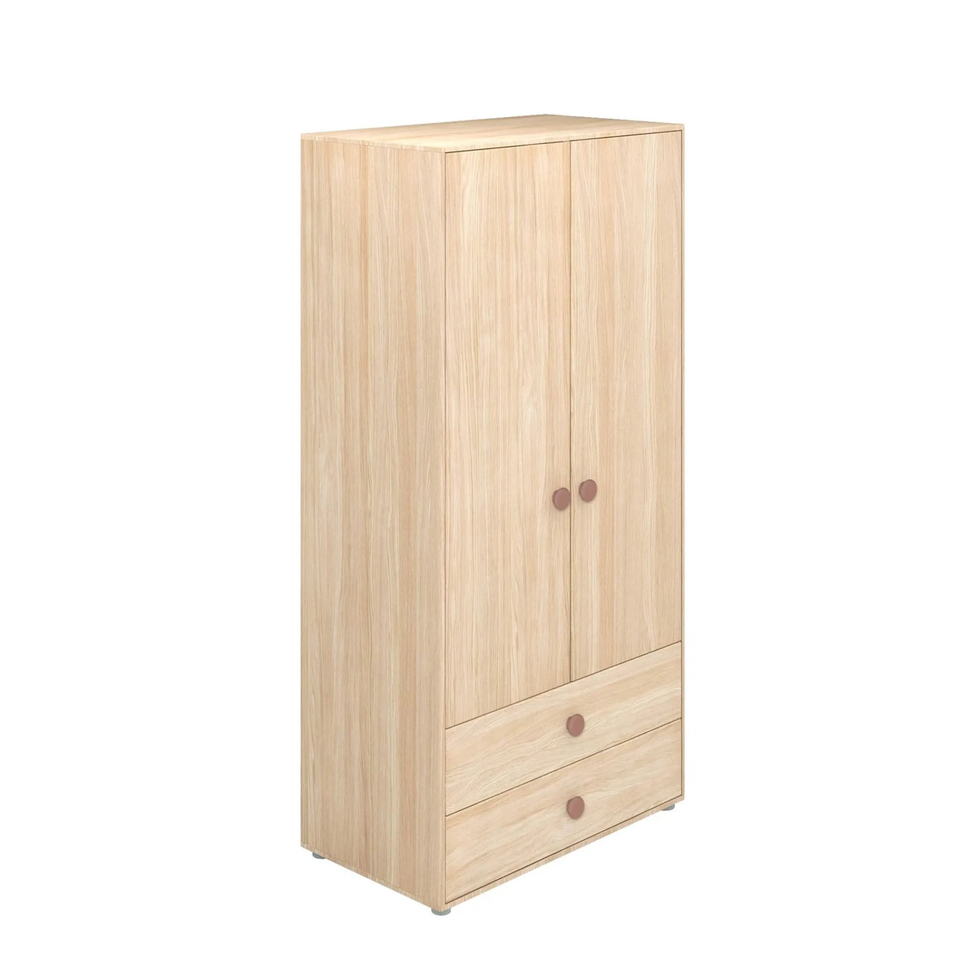 Best FLEXA Garderobeskab, Hojt Cherry/Oak