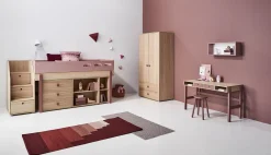 Best FLEXA Garderobeskab, Hojt Cherry/Oak