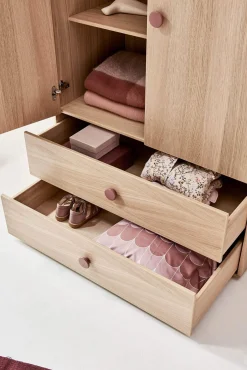 Best FLEXA Garderobeskab, Hojt Cherry/Oak