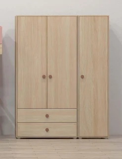 Best FLEXA Garderobeskab, Hojt Cherry/Oak