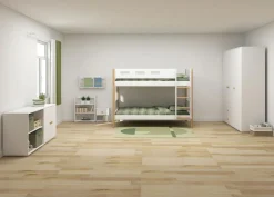 Shop FLEXA Garderobeskab, 3 Lager + 2 Skuffer White/Oak