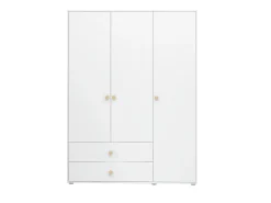 Shop FLEXA Garderobeskab, 3 Lager + 2 Skuffer White/Oak