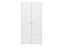 Store FLEXA Garderobeskab, 2 Lager + 2 Skuffer White/Oak