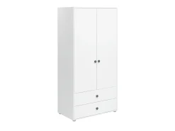 Store FLEXA Garderobeskab, 2 Lager + 2 Skuffer White/Deep Green