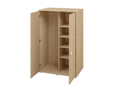 Clearance FLEXA Garderobeskab, Lav White/Oak