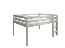 Clearance FLEXA Halvhøj Seng, 140 Cm Bredde Grey Washed Pine