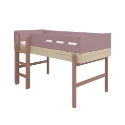 Cheap FLEXA Halvhøj Seng Med Lige Stige Cherry/Oak