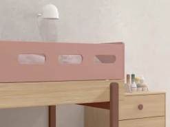 Cheap FLEXA Halvhøj Seng Med Lige Stige Cherry/Oak