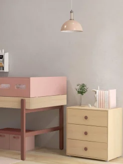 Cheap FLEXA Halvhøj Seng Med Lige Stige Cherry/Oak
