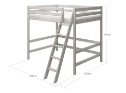 Cheap FLEXA Hojseng, 140 Cm Bredde Grey Washed Pine