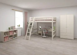 Discount FLEXA Hojseng, 140 Cm Bredde White Washed Pine