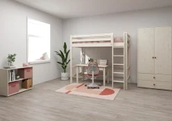 Discount FLEXA Hojseng Med Lige Stige White Washed Pine