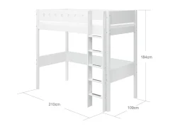 Cheap FLEXA Hojseng Med Lige Stige White